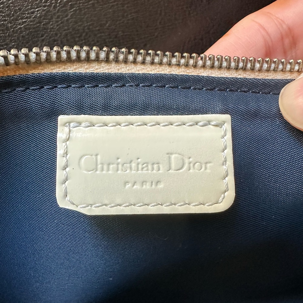 *RARE* Authentic Vintage Dior Canvas Trotter Monogram Saddle Bag - Picture 13 of 14